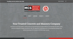 Desktop Screenshot of minnconcrete.com